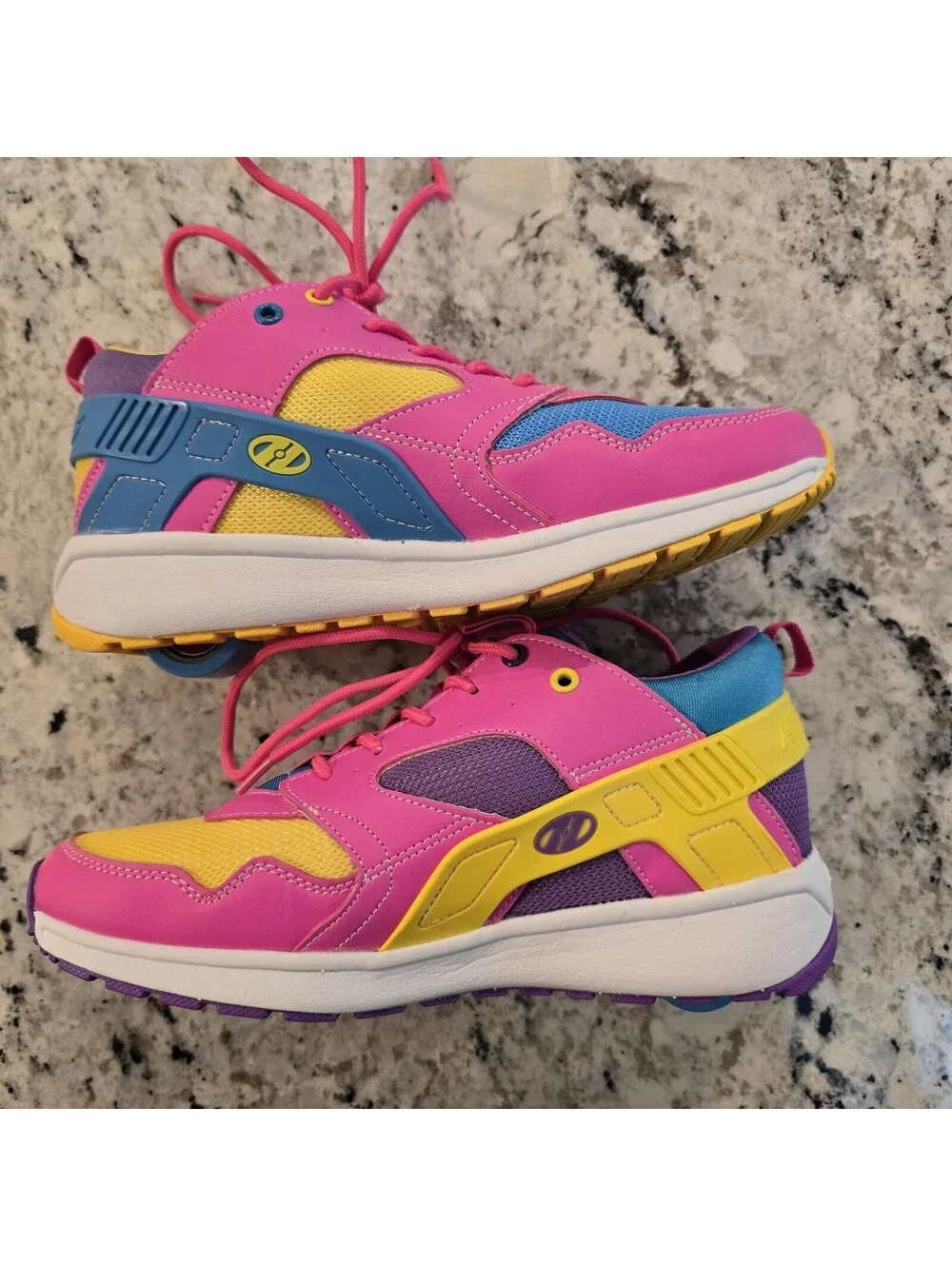 Heelys Force Shoes Womens Size 7 Colorblock Pink Multicolor Casual Skate Sneaker